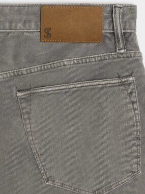 NWT! Todd Snyder Slim Washed 5-pocket Corduroy Pant Graystone - 30/32